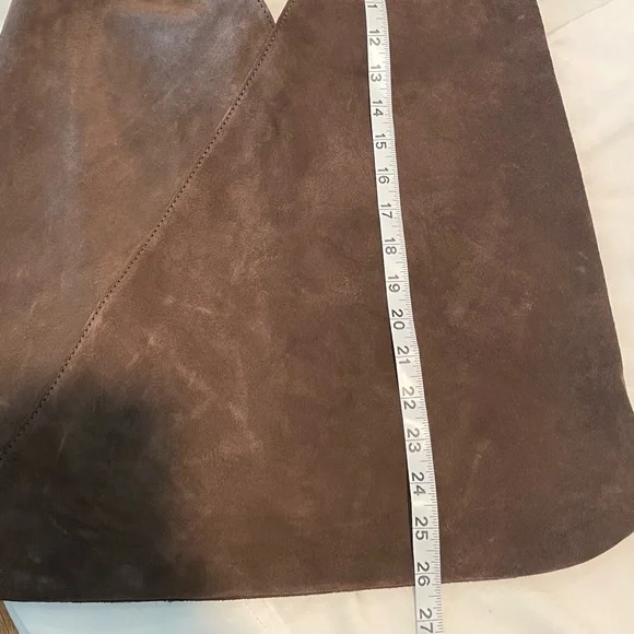 Cheval Firenze Chocolate Brown Suede Hobo - Picture 4 of 5